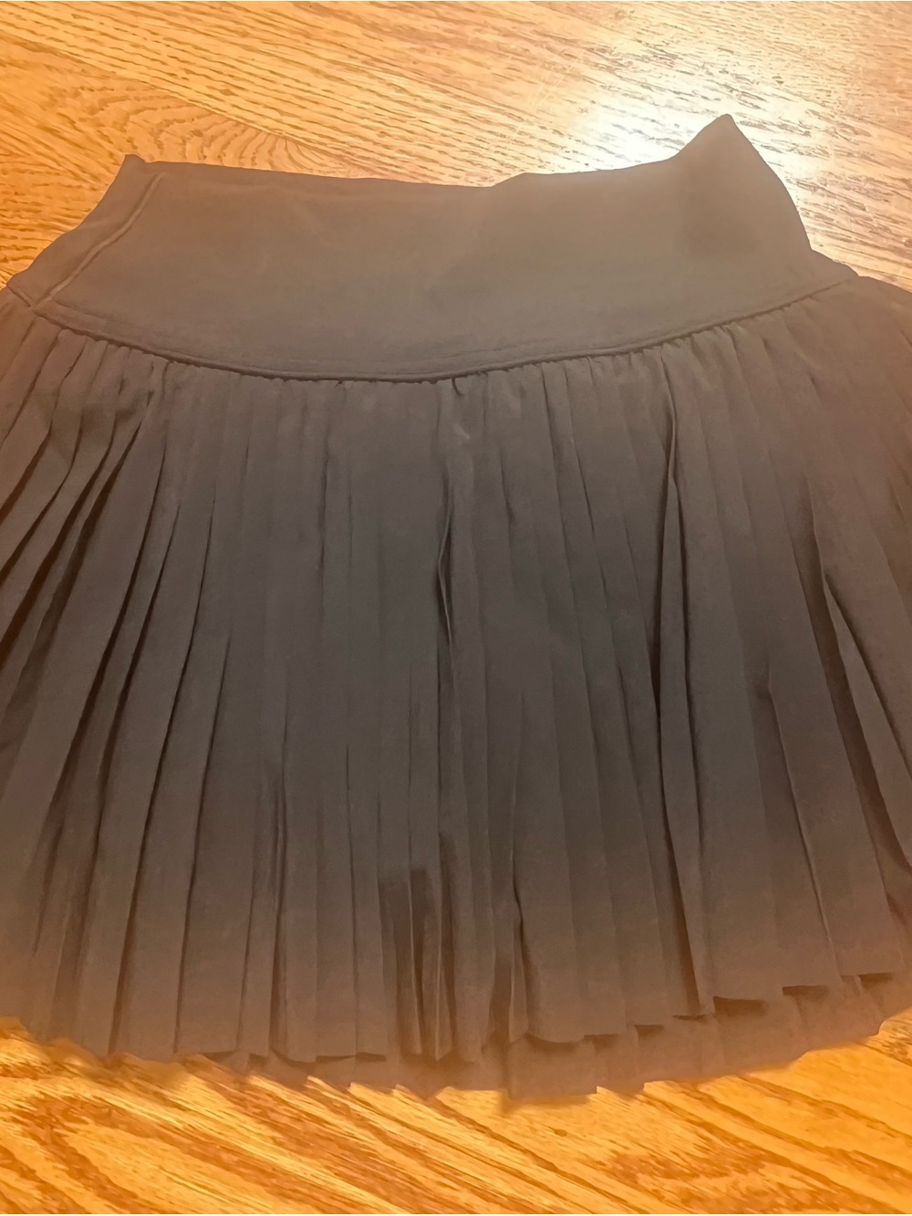 aerie Black Pleated Skort